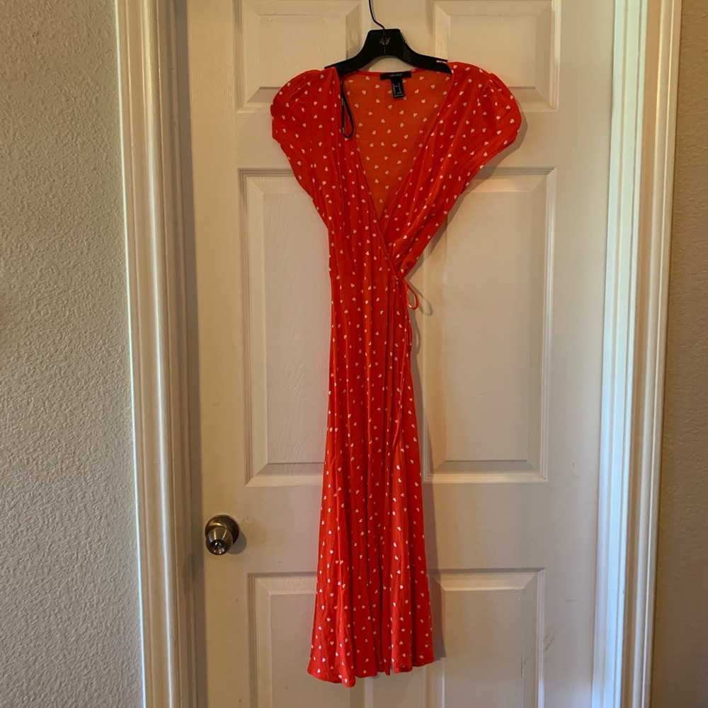 Forever 21 Wrap around maxi dress